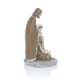 Maryja i Józef przy żłóbku – widok z boku