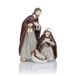 Święta Rodzina Favola 25,5 cm z lampionem – figurka z żywicy