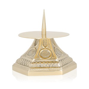 Lichtarz mosiężny 6,5 cm – odlew