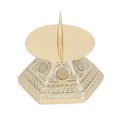 Lichtarz mosiężny 6,5 cm – odlew – zdjęcie 3