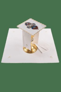 Komplet bielizny kielichowej – Baranek Paschalny, biała palka – KDT/5060/04