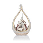 Święta Rodzina Favola 18 cm – podświetlana figurka w kropli