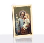 Święty Józef – obrazek na podstawce 10 × 15 cm