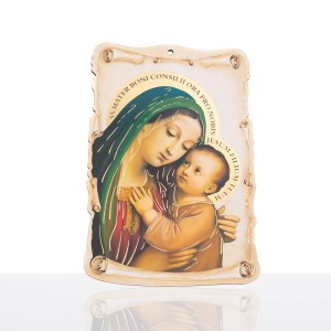Matka Boża Dobrej Rady i Mądrości Serca – obrazek 16 × 23,5 cm