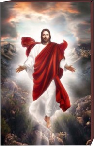 Magnes z Jezusem wstępujacym do nieba